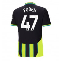 Camisa de time de futebol Manchester City Phil Foden #47 Replicas 2º Equipamento 2024-25 Manga Curta